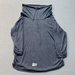 OLIVIA MOON Women Turtle Neck Black Tee Sz XL Pre-Owned Excellent